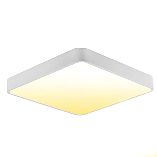 ENERGMiX 28W Eckig 25 x 25 cm LED Aufbauleuchte Deckenleuchte Deckenpanel Deckenlampe IP40 3000 Lumen CCT von ENERGMiX