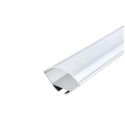 ENERGMiX 2m Eckprofil Eckschiene Eckleiste Aluprofil Eck Alu Schiene Abdeckung Extra Breit V-Profil Kanal System für LED-Streifen ENERGMiX 2m Eckprofil Eckschiene Eckleiste Aluprofil Eck Alu Schiene Abdeckung Extra Breit V-Profil Kanal System für LED-Streifen von ENERGMiX