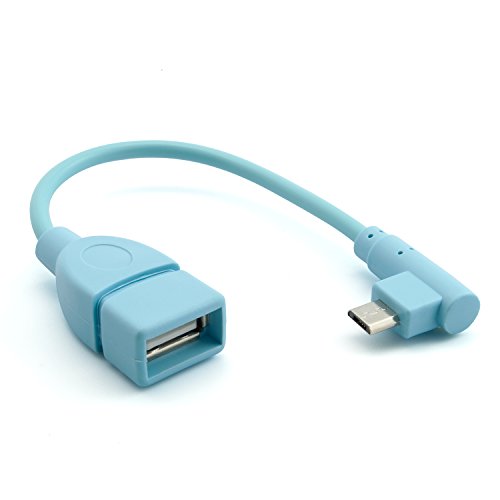 ENERGMiX Adapter USB A Buchse zu Micro- B Stecker Kabelverlängerung Blau von ENERGMiX
