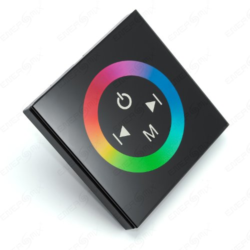 Led RGB Controller-Einbaucontroller-Dimmer-Touch Panel "Touch"-Bedienung Led RGB Controller-Einbaucontroller-Dimmer-Touch Panel "Touch"-Bedienung von Energmix