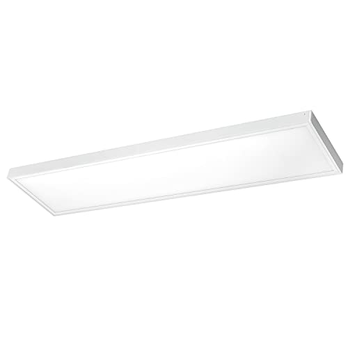 ENERGMiX Led panel 120x30 Aufputz Deckenleuchte wandleuchte 40 Watt inkl. Aufbaurahmen 3000K Warmweiß von ENERGMiX