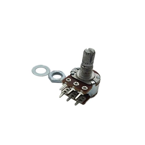 2X R16148-1B-2-A10K Potentiometer: axial 1-Drehung 10kΩ 63mW ±20% THT 6mm Metall von ENERJARY