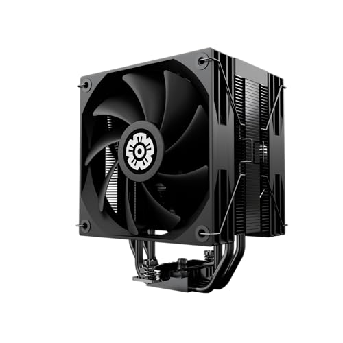 ENERMAX ETS-T41D CPU Kühler|Digitalstatusanzeige|2x 120mm PWM-Fan Forward-Reverse Blade|FDB-Lager|4x 6mm lackierte Heatpipes|TDP 220W+|inkl. Dow Corning TC-5888 |AMD AM5/AM4 Intel LGA1851/1700/115x von ENERMAX