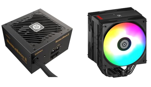ENERMAX MARBLEBRON II 650 Watt modulares 3.1 ATX Gaming Netzteil 80PLUS Bronze & ETS-T41D-ARGB CPU Kühler Digitalstatusanzeige Bundle; EMB650-T41D-ARGB von ENERMAX