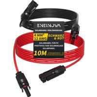 Enernova - Solarkabel 4mm²/6mm², Solarkabel Verlängerung 1/2/3/5/10/15/20M, Multi-Contact 4 Solarkabel, IP67 Wasserdichtem, Solarkabel von ENERNOVA