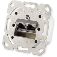 Eneroid - s-impuls CAT.6a Netzwerkdose, 2x RJ-45, Unterputzeinsatz Eneroid - s-impuls CAT.6a Netzwerkdose, 2x RJ-45, Unterputzeinsatz von ENEROID
