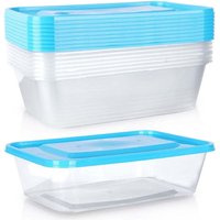 Eneroid - Set of 10 rectangular food boxes 650 ml fridge microwave 1336744 von ENEROID