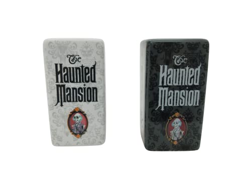 Department 56 Disney Ceramics Salz- und Pfefferstreuer "Haunted Mansion", 2 Stück von Enesco