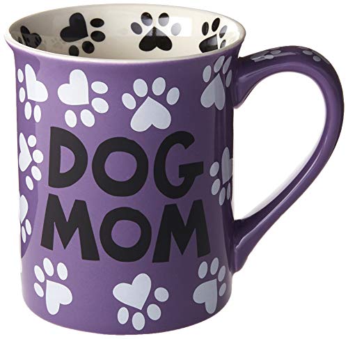 Enesco Our Name is Mud Dog Mom, Steingut-Tasse, 473 ml, 1 Stück, mehrfarbig von Enesco