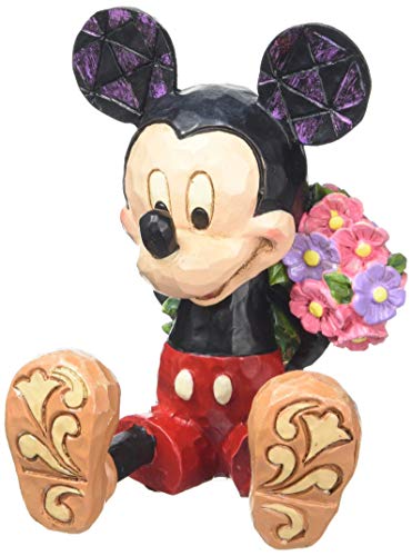 Disney Traditions Mickey With Flowers Mini Figurine von Enesco