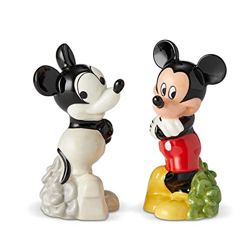 Enesco Disney Salz- und Pfefferstreuer Mickey Mouse Then and Now 90. Jahrestag, 8,9 cm, mehrfarbig von Enesco