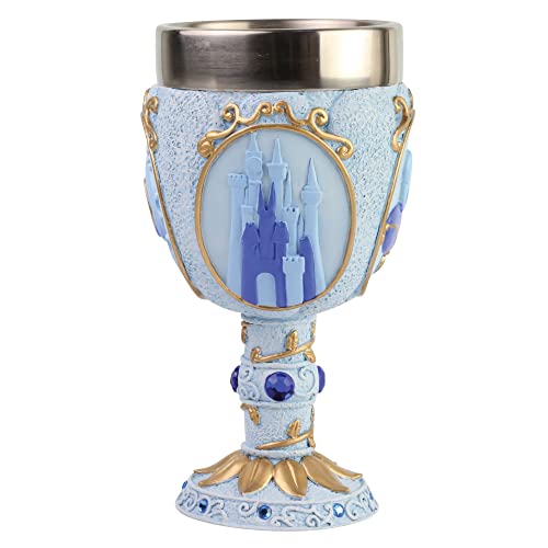 ENESCO Disney Showcase Cinderella Castle Dekorativer Kelch, 18 cm, Mehrfarbig, 6007189 von Enesco