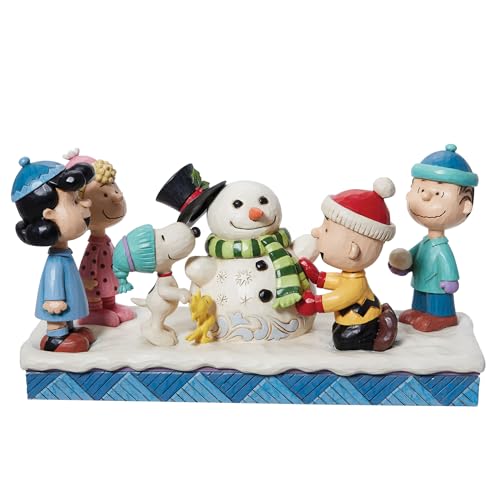 Enesco Jim Shore Schneemann-Figur "Peanuts Gang" von Enesco