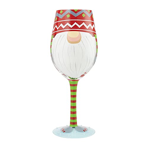 Enesco Lolita Weinglas für Feiertage, 23 cm, mehrfarbig, 425 ml von Enesco