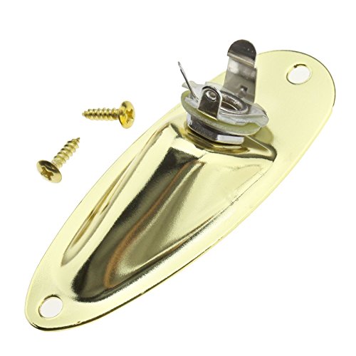 ENET Gitarre Jack Tasse Teller Sockel für Strat Stratocaster Style Gold von ENET