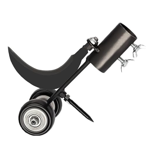 ENEWSTAR Verstellbarer Unkrautstecher ohne Bücken Unkrautentferner Haken Unkrautpflücker mit Rädern für Gartenziegel Unkraut von ENEWSTAR