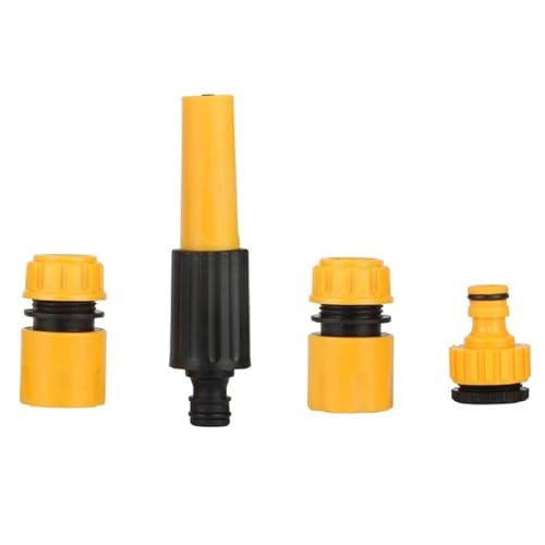 Schlauchanschluss-Set, 1,27 cm, Wasserbewässerung, Gartenhahn-Adapter, Aufsatz, Sprühdüse, 4 Stück von ENEWSTAR