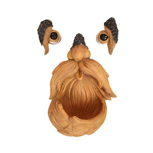 ENFILY for Tree Monster Bird Feeder Garden Décor, Outdoor Lawn Decor Unique Bird Forager Decoration Resin Crafts von ENFILY