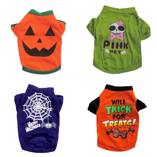 4 Stücke Basketball Hundehemd T-Shirts Sommerkleidung,Weich und atmungsaktiv Weste Schweißhemd Halloween S 4 Stücke Basketball Hundehemd T-Shirts Sommerkleidung,Weich und atmungsaktiv Weste Schweißhemd Halloween S von ENGEL WEMANG