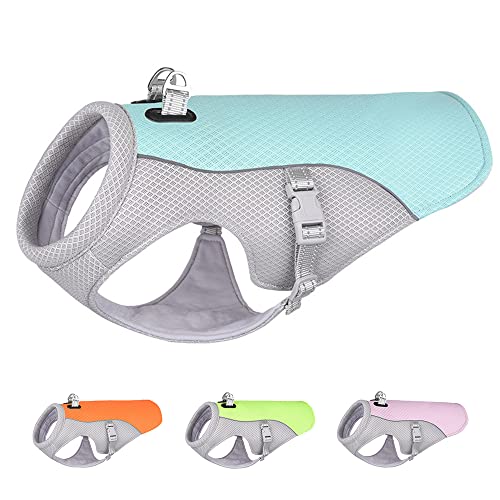 Hund Kühlweste,Mittelgroßen und großen Hunden Cooling Vest,Kühljacke,für Aktivitäten draußen, Wandern, Training,Hitzschlag bei Hunden vorbeugen-blau XL Hund Kühlweste,Mittelgroßen und großen Hunden Cooling Vest,Kühljacke,für Aktivitäten draußen, Wandern, Training,Hitzschlag bei Hunden vorbeugen-blau XL von ENGEL WEMANG