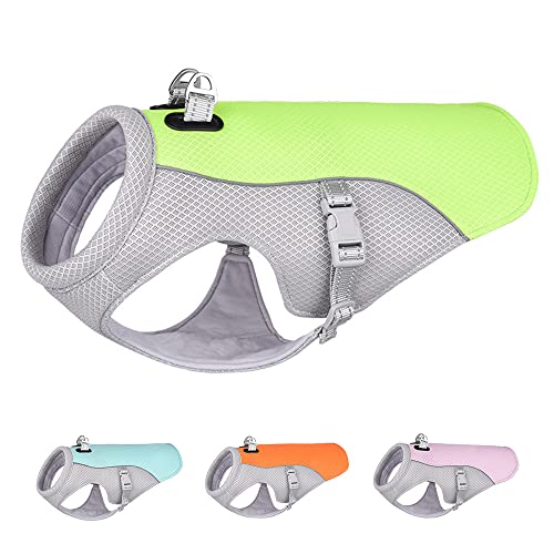 Hund Kühlweste,Mittelgroßen und großen Hunden Cooling Vest,Kühljacke,für Aktivitäten draußen, Wandern, Training,Hitzschlag bei Hunden vorbeugen-grün 3XL Hund Kühlweste,Mittelgroßen und großen Hunden Cooling Vest,Kühljacke,für Aktivitäten draußen, Wandern, Training,Hitzschlag bei Hunden vorbeugen-grün 3XL von ENGEL WEMANG