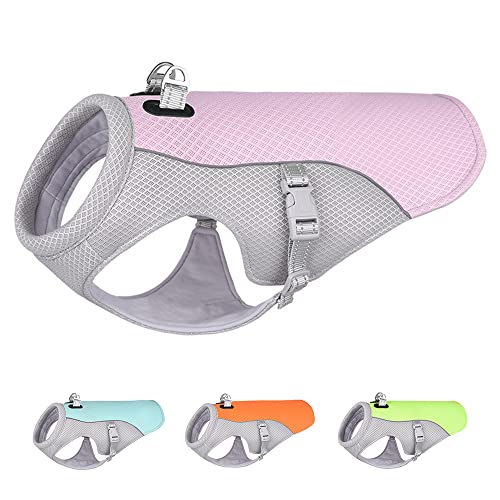 Hund Kühlweste,Mittelgroßen und großen Hunden Cooling Vest,Kühljacke,für Aktivitäten draußen, Wandern, Training,Hitzschlag bei Hunden vorbeugen-rosa L Hund Kühlweste,Mittelgroßen und großen Hunden Cooling Vest,Kühljacke,für Aktivitäten draußen, Wandern, Training,Hitzschlag bei Hunden vorbeugen-rosa L von ENGEL WEMANG