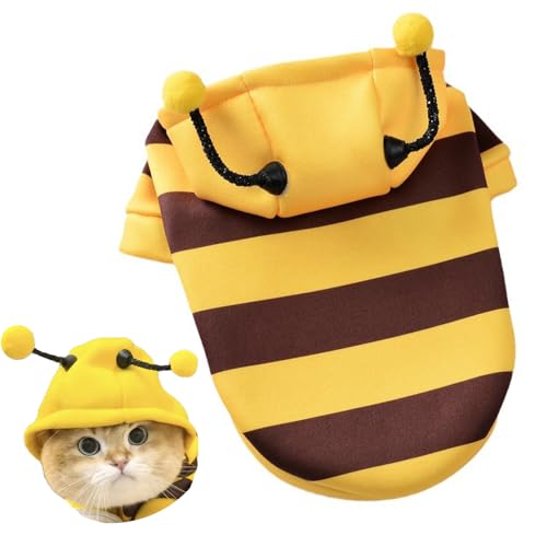 Hundemantel Katzenjacke Winter warm Hundekleidung Hundepulli Sweatshirt Süße kleine Biene XL Hundemantel Katzenjacke Winter warm Hundekleidung Hundepulli Sweatshirt Süße kleine Biene XL von ENGEL WEMANG