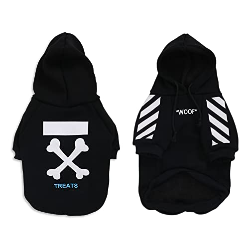 Hundemantel für kleine Hunde, Mode Hoodie, Hund Wintermantel, Hundejacke Geeignet für Schnauzer, Corgi, Französische Bulldogge, Teddy usw Schwarz L Hundemantel für kleine Hunde, Mode Hoodie, Hund Wintermantel, Hundejacke Geeignet für Schnauzer, Corgi, Französische Bulldogge, Teddy usw Schwarz L von ENGEL WEMANG