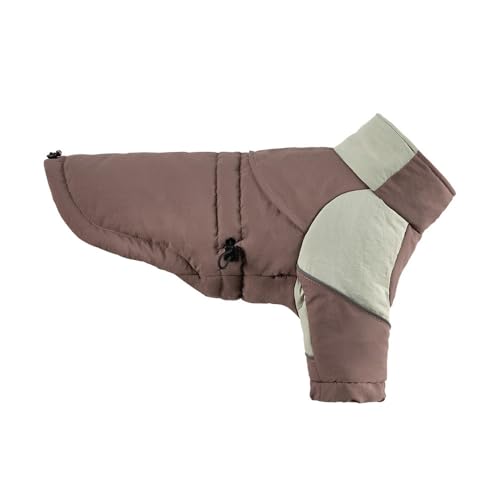 Hundeweste,Hundemantel Wasserdicht,Warme Weste Winter Plus hoher Kragen warm und weich Braun XL Hundeweste,Hundemantel Wasserdicht,Warme Weste Winter Plus hoher Kragen warm und weich Braun XL von ENGEL WEMANG