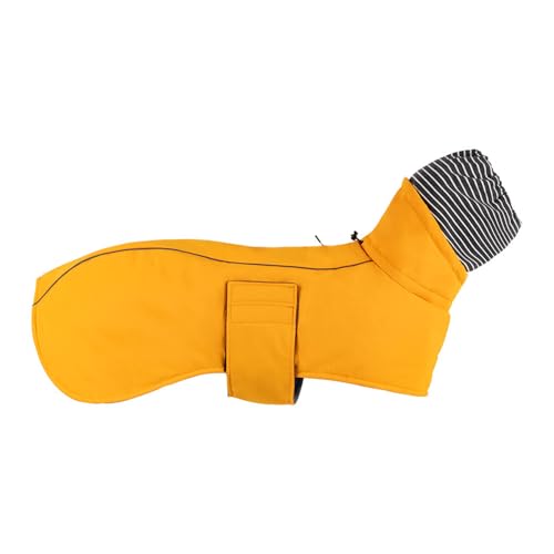 Hundeweste,Hundemantel Wasserdicht,Warme Weste Winter hoher Kragenwarm und weich Gelb XXL Hundeweste,Hundemantel Wasserdicht,Warme Weste Winter hoher Kragenwarm und weich Gelb XXL von ENGEL WEMANG