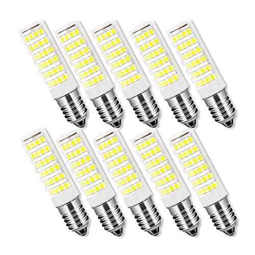 ENGEYA 10er Pack 7W E14 LED Birne,7W Mais Leuchtmittel Kaltweiß 6000k AC 220-240V 650 Lumen,Energiesparlampe,Ersatz 40W Halogenlampen,Nicht Dimmbar von ENGEYA