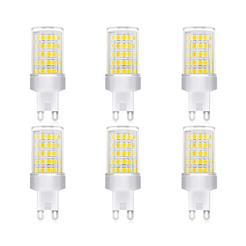 ENGEYA G9 LED Lampe 10W, LED Birnen Kaltweiß 6000K,G9 LED Keramik Lampe 2835 SMD, AC 220-240V, Energiesparlampe 10W, LED Leuchtmittel 800 Lumen, Nicht Dimmbar, 6er Pack ENGEYA G9 LED Lampe 10W, LED Birnen Kaltweiß 6000K,G9 LED Keramik Lampe 2835 SMD, AC 220-240V, Energiesparlampe 10W, LED Leuchtmittel 800 Lumen, Nicht Dimmbar, 6er Pack von ENGEYA