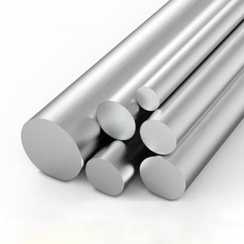 1 Stück Runde Aluminiumstange 6061, 23/24/25 Mm Durchmesser, 500 Mm Lang, Rundstange for Heimwerkerarbeiten(23mm) von ENGFGH