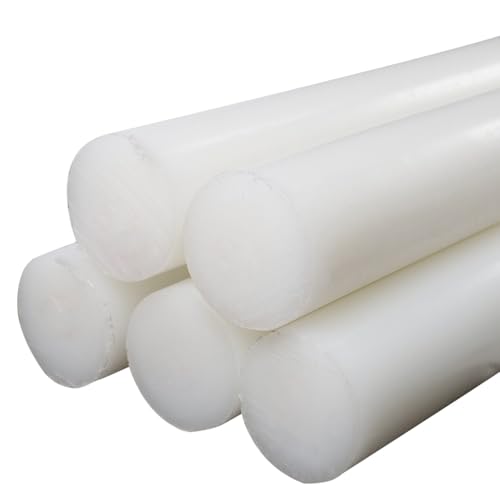 Nylon-Stab 1 Stück PA6, Verschleißfest, Massiver Zylinder, Hohe Festigkeit, Hohe Temperaturbeständigkeit, Durchmesser 15–45 Mm, Länge 500 mm(45mm) von ENGFGH