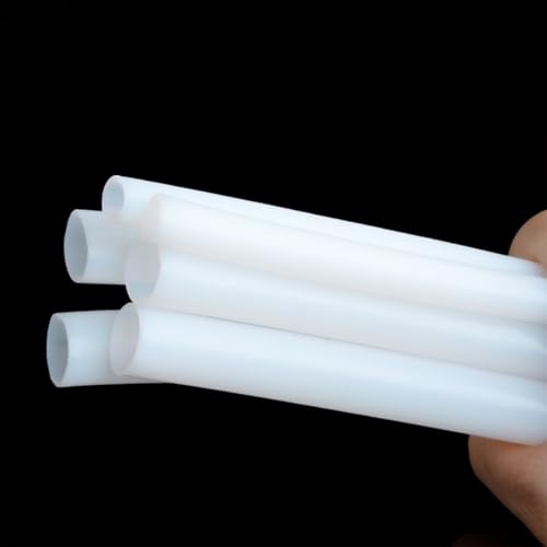 PTFE-Rohrschlauch, weiß, Hochtemperaturrohr, multifunktionales Isolierrohr, 6/8/10/12 mm ID(2x4mm) von ENGFGH