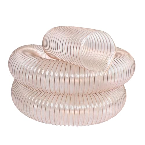 Polyurethan-Staubabsaugschlauch, Innendurchmesser 65 mm, Länge 1 m, flexibler und transparenter Hochleistungs-Spiralschlauch for Industriestaubsauger(Wall thickness 0.63mm) von ENGFGH