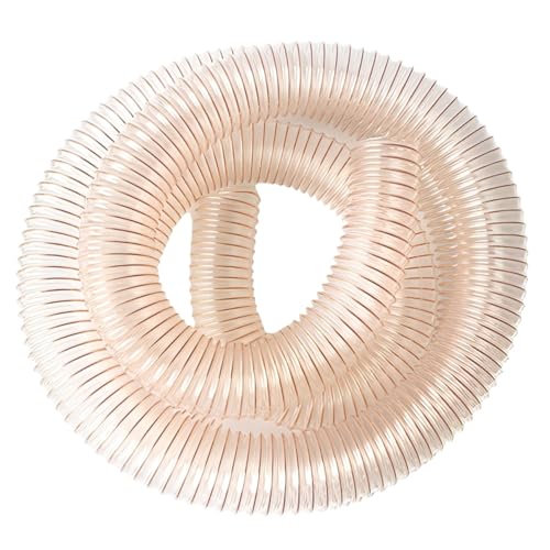 Polyurethan-Staubabsaugschlauch, Innendurchmesser 80 mm, Länge 1 m, flexibler und transparenter Hochleistungs-Spiralschlauch for Industriestaubsauger(Wall thickness 1.5mm) von ENGFGH