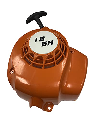 ENGINERUN Heckenschere Recoil Starter Pull Start Assembly Kit Kompatibel mit Stihl HS81 HS81R HS81T HS82 HS86 HS86R 86T 87T Ersatzteil für OEM 4237 080 2113, 42370802113 von ENGINERUN