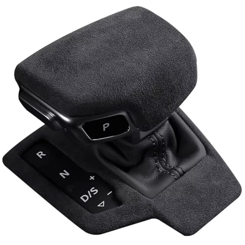 ENGOER Kompatibel Mit A4L A4 B9 Avant Für Allroad A5 S4 S5 2017 2018 2019 2020 2021 2022 2023 2024 Innenausstattung Overlay Schaltknaufabdeckung(Black Panel) von ENGOER