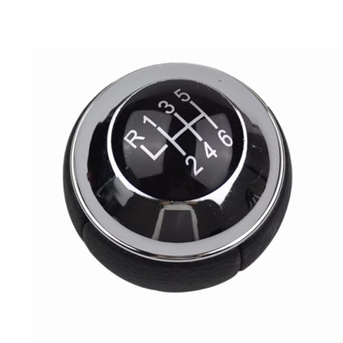 ENGOER Kompatibel Mit Mini Für Cabrio R52 Für R53 Für Cooper 2001 2002 2003 2004 2005 2006 2007 2008 5 6-Gang MT Schaltknauf OEM:25117542272(6 Speed Black) von ENGOER