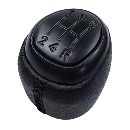 ENGOER Kompatibel Mit SAAB 9-3 SS 2003 2004 2005 2006 2007 2008 2009 2010 2011 2012 5 6-Gang-Auto-Schaltknaufmanschette Innenzubehör(5 Speed Black) von ENGOER