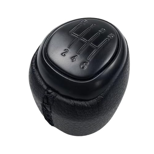 ENGOER Kompatibel Mit SAAB 9-3 SS 2003 2004 2005 2006 2007 2008 2009 2010 2011 2012 5 6-Gang-Auto-Schaltknaufmanschette Innenzubehör(6 Speed Black) von ENGOER