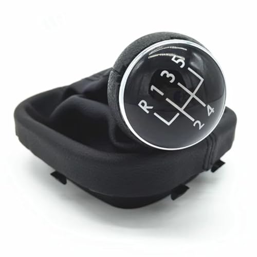 ENGOER Kompatibel Mit VW Für Caddy 2 MK2 Für Touran 2003 2004 2005 2006 2007 2008 2009 2010 2011 2012 2013 2014 2015 Schaltknauf Mit Kofferraumabdeckung(A model 5 Speed) von ENGOER