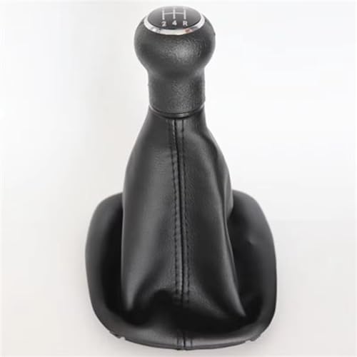 ENGOER Kompatibel Mit VW Für Passat 3B 3B2 3B5 1996 1997 1998 1999 2000 5 6-Gang-Schaltknauf Mit Gamaschenabdeckung, Innenzubehör(5 Abs black) von ENGOER
