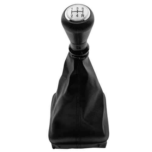 Kompatibel Mit Peugeot Für 206 406 ABS Auto-Schaltgetriebe 5-Gang-Schalthebel Schaltknauf Mit Kofferraumabdeckung Innenzubehör(ABS Sliver B) von ENGOER