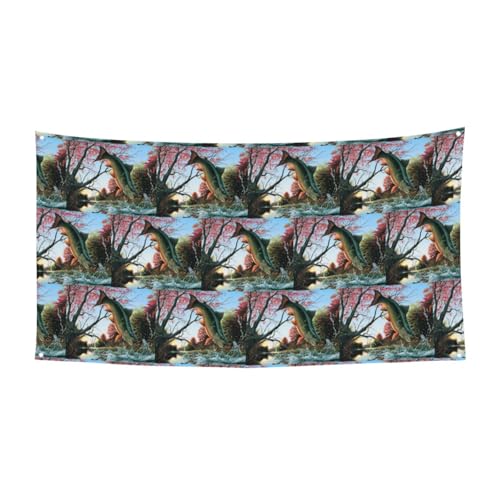 Safflower Flying Fish Printing Holiday Outdoor Banner Decoration Single Side Design Suitable For Night Parties Gardens Bars Safflower Flying Fish Printing Holiday Outdoor Banner Decoration Single Side Design Suitable For Night Parties Gardens Bars von ENGhjes