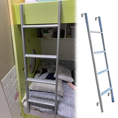 ENHEN Hochbettleiter Verstellbare Zweiketten -Bunk -Leiter - 116 cm / 130 cm / 140 cm / 150 cm Groß, Robus Heavy Duty Home Camper Bett Side Leiter, Metall-Leiter (Size : 116cm/45) von ENHEN