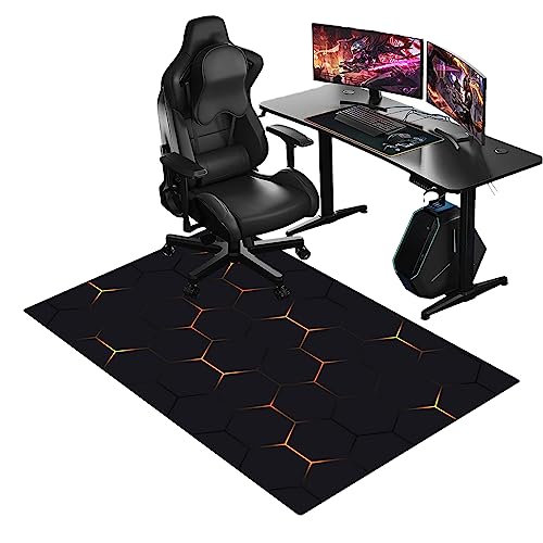 ENHS Bodenschutzmatte | Bürostuhl Unterlage | Gaming Bürostuhl Stuhlmatten | Bürostuhlunterlage rutschfestes Kratzfest Stuhl unterlage | Chair Mat | Bodenschutzmatte Gaming | 160 x 200 cm von ENHS