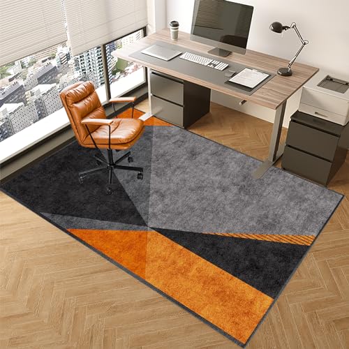 ENHS Bürostuhl Unterlage rutschfest, Bodenschutzmatte für Hartböden, Bodenmatte, Bodenschutz, Unterlegmatte, Boden schutzmatten Gaming, Schutzmatte für Laminat, Parkett, Hartböden 120 x 140 cm von ENHS