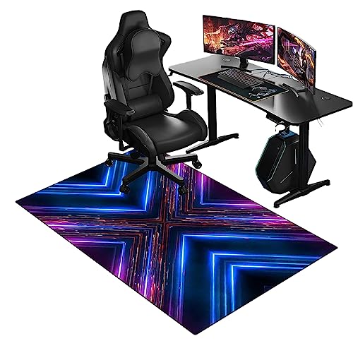 ENHS Unterlage Schreibtischstuhl für Teppich und Hartböden, Bodenschutzmatte Bürostuhlunterlage Bürostuhl Teppichschoner Gaming Fußboden-Matte rutschhemmend Bodenschutz, 160 x 200 cm von ENHS